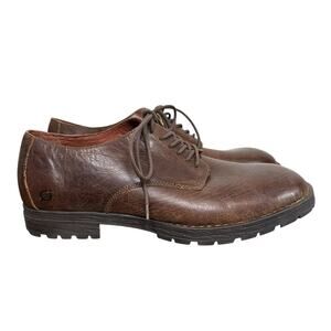 Born Men’s Brown Leather Casual Lace Up Oxford Shoes Comfortable H56941 Size 13M